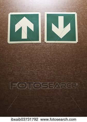 Two arrows pointing up and down View Large Photo Image Stock Image - Two arrows pointing up and down. Fotosearch