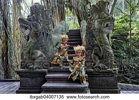 "Two Balinese dancers, Monkey Forest, Ubud, Bali, Indonesia, Asia" View Large Photo Image Stock Photography - "Two Balinese dancers, Monkey Forest, Ubud, Bali, Indonesia, Asia". Fotosearch
