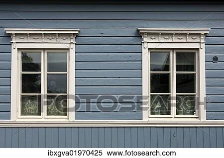 "Two windows of a Finnish log cabin in the old town of Porvoo, Finland, Europe" View Large Photo Image Stock Photography - "Two windows of a Finnish log cabin in the old town of Porvoo, Finland, Europe". Fotosearch