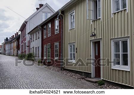 "Typical houses in Eksjo, Smaland, Sweden, Europe" View Large Photo Image Stock Image - "Typical houses in Eksjo, Smaland, Sweden, Europe". Fotosearch