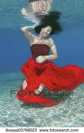 "Underwater model presenting fashion in the sea, Greece, Europe" View Large Photo Image Stock Image - "Underwater model presenting fashion in the sea, Greece, Europe". Fotosearch