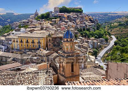 "UNESCO World Heritage hill town of Ragusa Ibla, Sicily" View Large Photo Image Stock Photograph - "UNESCO World Heritage hill town of Ragusa Ibla, Sicily". Fotosearch