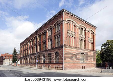 Stock Photograph - "University library of the University of Greifswald, Hanseatic City of Greifswald, Mecklenburg-Western Pomerania, Germany, Europe". Fotosearch