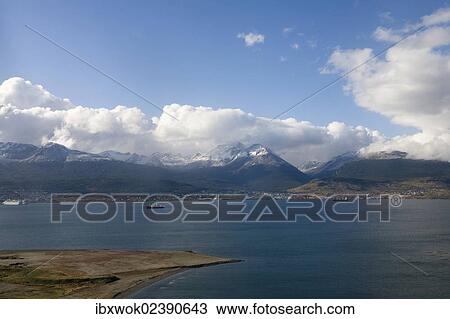 "Ushuaia, the southernmost city in Argentina, Beagle Channel, Tierra del Fuego, Argentina, South America" View Large Photo Image Stock Image - "Ushuaia, the southernmost city in Argentina, Beagle Channel, Tierra del Fuego, Argentina, South America". Fotosearch