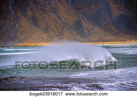 "Vareidsundet, Vareid at the back, Flakstadoya, Lofoten, Norway, Europe" View Large Photo Image Stock Photo - "Vareidsundet, Vareid at the back, Flakstadoya, Lofoten, Norway, Europe". Fotosearch