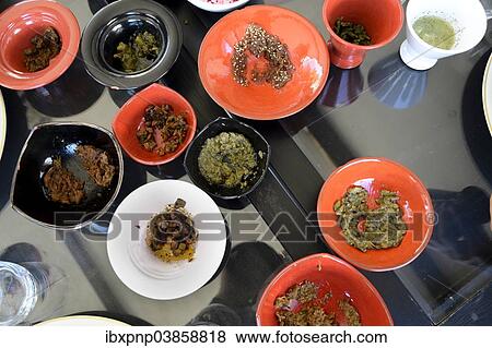 "Variety of sauces, Morocco, Africa" View Large Photo Image Stock Photo - "Variety of sauces, Morocco, Africa". Fotosearch