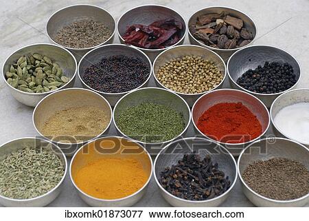 "Various Indian spices, Deogarh, Rajasthan, India, Asia" View Large Photo Image Stock Photo - "Various Indian spices, Deogarh, Rajasthan, India, Asia". Fotosearch