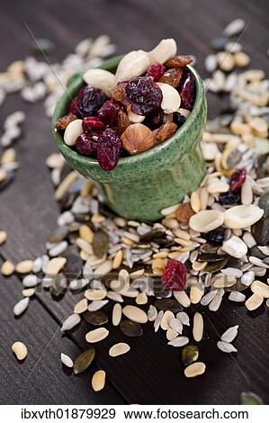 "Various nuts, kernels and dried fruits" View Large Photo Image Stock Photo - "Various nuts, kernels and dried fruits". Fotosearch