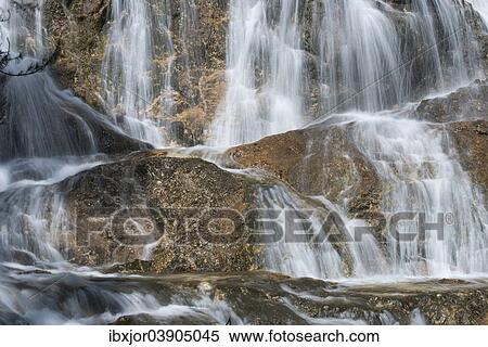 Stock Photography - "Veil Falls, Otscher Graben Nature Park, Otscher, Lower Austria, Austria, Europe". Fotosearch
