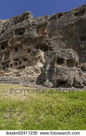 "Ventanillas de Otuzco tombs, Otuzco, Peru, South America" View Large Photo Image Stock Image - "Ventanillas de Otuzco tombs, Otuzco, Peru, South America". Fotosearch