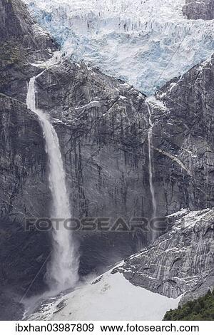 "Ventisquero Colgante, hanging glacier, Parc National Queulat, Puerto Puyuhuapi, Aysen, Chile, South America" View Large Photo Image Stock Photo - "Ventisquero Colgante, hanging glacier, Parc National Queulat, Puerto Puyuhuapi, Aysen, Chile, South America". Fotosearch