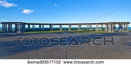 Stock Image - "Veronica Sunbay Memorial, Napier, Hawke Bay Region, North Island, New Zealand, Oceania". Fotosearch