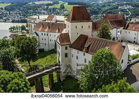 "Veste Oberhaus fortress, Dreiflusseeck, Passau, Lower Bavaria, Bavaria, Germany, Europe" View Large Photo Image Picture - "Veste Oberhaus fortress, Dreiflusseeck, Passau, Lower Bavaria, Bavaria, Germany, Europe". Fotosearch