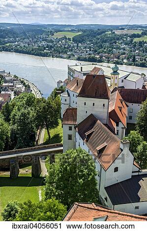 "Veste Oberhaus fortress, Dreiflusseeck, Passau, Lower Bavaria, Bavaria, Germany, Europe" View Large Photo Image Stock Image - "Veste Oberhaus fortress, Dreiflusseeck, Passau, Lower Bavaria, Bavaria, Germany, Europe". Fotosearch