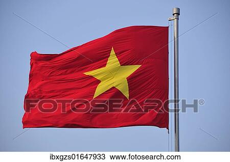 Stock Image - Vietnamese national flag. Fotosearch