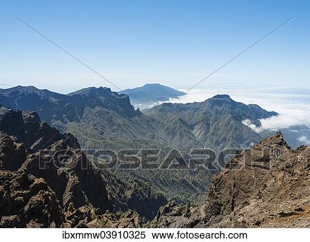 "View across the countryside, Caldera de Taburiente National Park, La Palma, Canary Islands, Spain, Europe" View Large Photo Image Stock Photography - "View across the countryside, Caldera de Taburiente National Park, La Palma, Canary Islands, Spain, Europe". Fotosearch