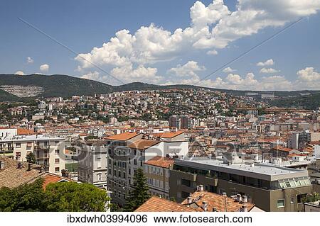 "View from Castel San Giusto, Trieste, Friuli-Venezia Giulia, Italy, Europe" View Large Photo Image Stock Photograph - "View from Castel San Giusto, Trieste, Friuli-Venezia Giulia, Italy, Europe". Fotosearch