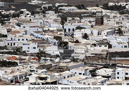 "View from Castello de Guanapay of Teguise, Lanzarote, Canary Islands, Spain, Europe" View Large Photo Image Stock Photography - "View from Castello de Guanapay of Teguise, Lanzarote, Canary Islands, Spain, Europe". Fotosearch