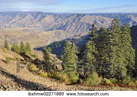 Stock Photo - "View from Hells Canyon Overlook, Oregon, USA". Fotosearch