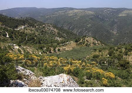 Stock Photo - "View from Monte Sant'Angelo, Monte Sant' Angelo, Foggia, Apulia, Italy, Europe". Fotosearch