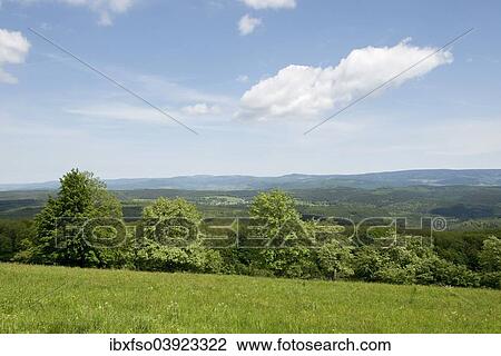 "View from Mt Dolmar of the Thuringian Forest, Thuringia, Germany, Europe" View Large Photo Image Stock Image - "View from Mt Dolmar of the Thuringian Forest, Thuringia, Germany, Europe". Fotosearch