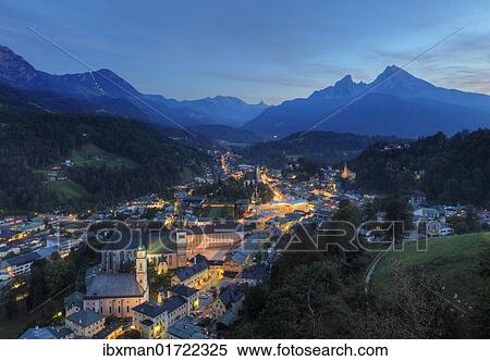 "View from Mt. Lockstein on Berchtesgaden, in the rear right Mt. Watzmann, Berchtesgadener Land, Upper Bavaria, Bavaria, Germany, Europe" View Large Photo Image Stock Photography - "View from Mt. Lockstein on Berchtesgaden, in the rear right Mt. Watzmann, Berchtesgadener Land, Upper Bavaria, Bavaria, Germany, Europe". Fotosearch