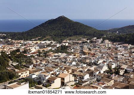 "View from the fortress on Capdepera, Majorca, Balearic Islands, Spain, Europe" View Large Photo Image Stock Image - "View from the fortress on Capdepera, Majorca, Balearic Islands, Spain, Europe". Fotosearch