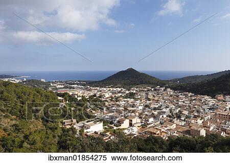 "View from the fortress on Capdepera, Majorca, Balearic Islands, Spain, Europe" View Large Photo Image Stock Photography - "View from the fortress on Capdepera, Majorca, Balearic Islands, Spain, Europe". Fotosearch