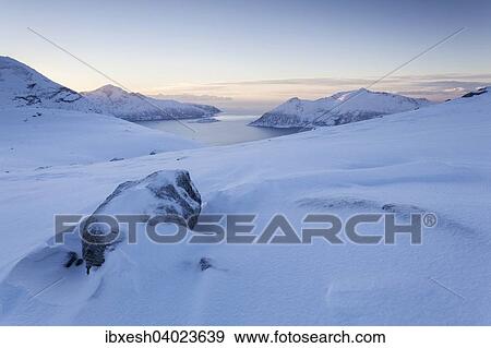 "View from the Humpen, Kvaloya, Tromvik, Troms, Norway, Europe" View Large Photo Image Stock Photo - "View from the Humpen, Kvaloya, Tromvik, Troms, Norway, Europe". Fotosearch