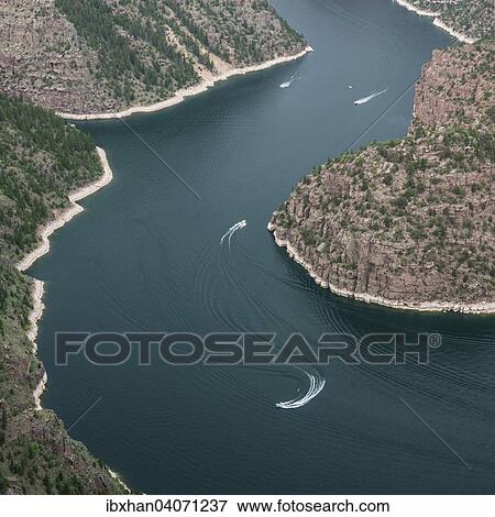 "View from the lookout onto the Green River, Red Canyon, Dutch John, Utah, United States, North America" View Large Photo Image Stock Photo - "View from the lookout onto the Green River, Red Canyon, Dutch John, Utah, United States, North America". Fotosearch