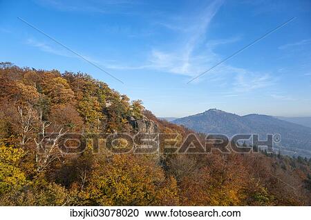 "View from the Old Palace towards Merkur mountain and the Battertfelsen rocks, in autumn, Schwarzwald, Baden-Baden, Baden-Wurttemberg, Germany, Europe" View Large Photo Image Stock Image - "View from the Old Palace towards Merkur mountain and the Battertfelsen rocks, in autumn, Schwarzwald, Baden-Baden, Baden-Wurttemberg, Germany, Europe". Fotosearch