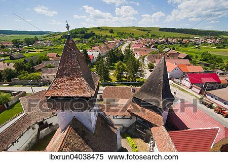 "View from the Saxon fortified church of Homorod, UNESCO World Heritage Site, Homorod, Brasov, Romania, Europe" View Large Photo Image Stock Photography - "View from the Saxon fortified church of Homorod, UNESCO World Heritage Site, Homorod, Brasov, Romania, Europe". Fotosearch