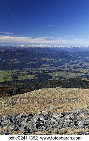 "View from Zirbitzkogel mountain, Seetal Alps, Styria, Austria, Europe" View Large Photo Image Stock Image - "View from Zirbitzkogel mountain, Seetal Alps, Styria, Austria, Europe". Fotosearch