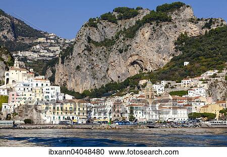 "View of Amalfi, Province of Salerno, Campania, Italy, Europe" View Large Photo Image Stock Image - "View of Amalfi, Province of Salerno, Campania, Italy, Europe". Fotosearch