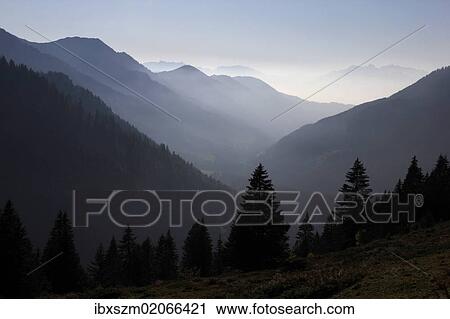 "View of Bregenzer Wald mountain range as seen from Furkajoch ridge, Vorarlberg, Austria, Europe" View Large Photo Image Stock Image - "View of Bregenzer Wald mountain range as seen from Furkajoch ridge, Vorarlberg, Austria, Europe". Fotosearch