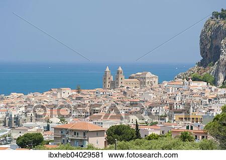 "View of Cefalu, Sicily, Italy, Europe" View Large Photo Image Stock Image - "View of Cefalu, Sicily, Italy, Europe". Fotosearch