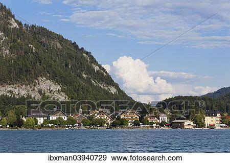 "View of Fuschl am See, Fuschlsee lake, Salzkammergut, Salzburg state, Salzburg State, Austria, Europe" View Large Photo Image Stock Photo - "View of Fuschl am See, Fuschlsee lake, Salzkammergut, Salzburg state, Salzburg State, Austria, Europe". Fotosearch