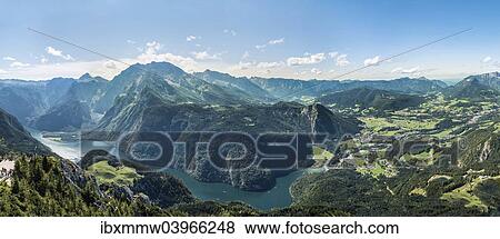 "View of Konigssee Lake, Mt Watzmann and the municipality of Schonau am Konigsee, from Mt Jenner, Berchtesgaden National Park, Berchtesgadener Land district, Upper Bavaria, Bavaria, Germany, Europe" View Large Photo Image Stock Photo - "View of Konigssee Lake, Mt Watzmann and the municipality of Schonau am Konigsee, from Mt Jenner, Berchtesgaden National Park, Berchtesgadener Land district, Upper Bavaria, Bavaria, Germany, Europe". Fotosearch