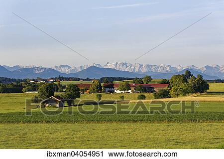 "View of Munsing on the Alps, Upper Bavaria, Bavaria, Germany, Europe" View Large Photo Image Stock Image - "View of Munsing on the Alps, Upper Bavaria, Bavaria, Germany, Europe". Fotosearch