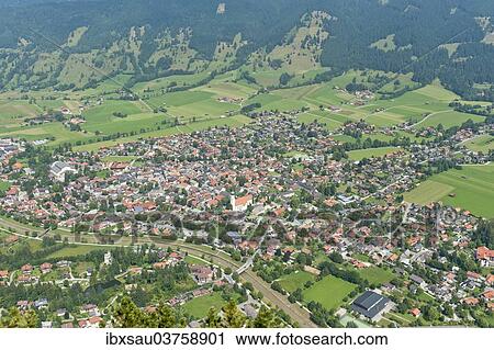 "View of Oberammergau, Bavarian Alps, Oberammergau, Upper Bavaria, Bavaria, Germany, Europe" View Large Photo Image Stock Image - "View of Oberammergau, Bavarian Alps, Oberammergau, Upper Bavaria, Bavaria, Germany, Europe". Fotosearch