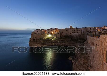 "View of Polignano a Mare in the morning, Puglia region, also known as Apulia, Southern Italy, Italy, Europe" View Large Photo Image Stock Image - "View of Polignano a Mare in the morning, Puglia region, also known as Apulia, Southern Italy, Italy, Europe". Fotosearch