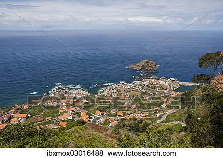 "View of Porto Moniz, Lanceiros, Porto Moniz, Madeira, Portugal, Europe" View Large Photo Image Stock Photo - "View of Porto Moniz, Lanceiros, Porto Moniz, Madeira, Portugal, Europe". Fotosearch