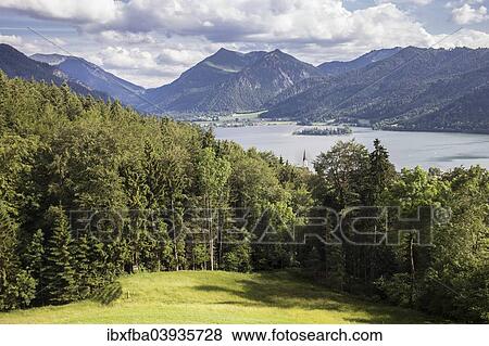 "View of Schliersee in the summer, from Schliersberg, Upper Bavaria, Upper Bavaria, Bavaria, Germany, Europe" View Large Photo Image Stock Photo - "View of Schliersee in the summer, from Schliersberg, Upper Bavaria, Upper Bavaria, Bavaria, Germany, Europe". Fotosearch