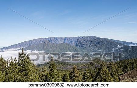"View of the Caldera de Taburiente, Caldera de Taburiente National Park, La Palma, Canary Islands, Spain, Europe" View Large Photo Image Stock Image - "View of the Caldera de Taburiente, Caldera de Taburiente National Park, La Palma, Canary Islands, Spain, Europe". Fotosearch