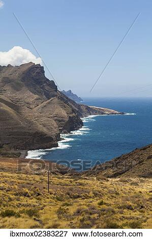 "View of the cliffs near El Risco, Agaete Region, Gran Canaria, Canary Islands, Spain, Europe, PublicGround, Europe" View Large Photo Image Stock Photo - "View of the cliffs near El Risco, Agaete Region, Gran Canaria, Canary Islands, Spain, Europe, PublicGround, Europe". Fotosearch