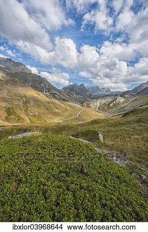 "View of the Col du Galibier mountain pass, Savoie, France, Europe" View Large Photo Image Picture - "View of the Col du Galibier mountain pass, Savoie, France, Europe". Fotosearch