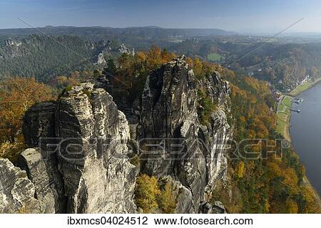 "View of the Elbe, Bastion, Saxon Switzerland National Park, Lohmen, Saxony, Germany, Europe" View Large Photo Image Stock Image - "View of the Elbe, Bastion, Saxon Switzerland National Park, Lohmen, Saxony, Germany, Europe". Fotosearch