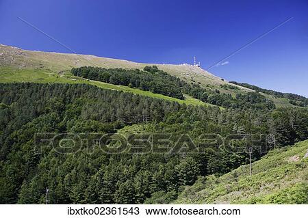 "View of the summit of La Rhune mountain, 905m, Pyrenees, Aquitaine region, Pyrenees-Atlantiques department, France, Europe" View Large Photo Image Stock Image - "View of the summit of La Rhune mountain, 905m, Pyrenees, Aquitaine region, Pyrenees-Atlantiques department, France, Europe". Fotosearch