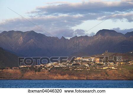 "View of the town in the morning light, San Sebastian de la Gomera, La Gomera, Canary Islands, Spain, Europe" View Large Photo Image Stock Image - "View of the town in the morning light, San Sebastian de la Gomera, La Gomera, Canary Islands, Spain, Europe". Fotosearch