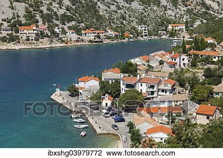 "View of the town of Donja Klada, Kvarner Gulf, Croatia, Europe" View Large Photo Image Stock Image - "View of the town of Donja Klada, Kvarner Gulf, Croatia, Europe". Fotosearch